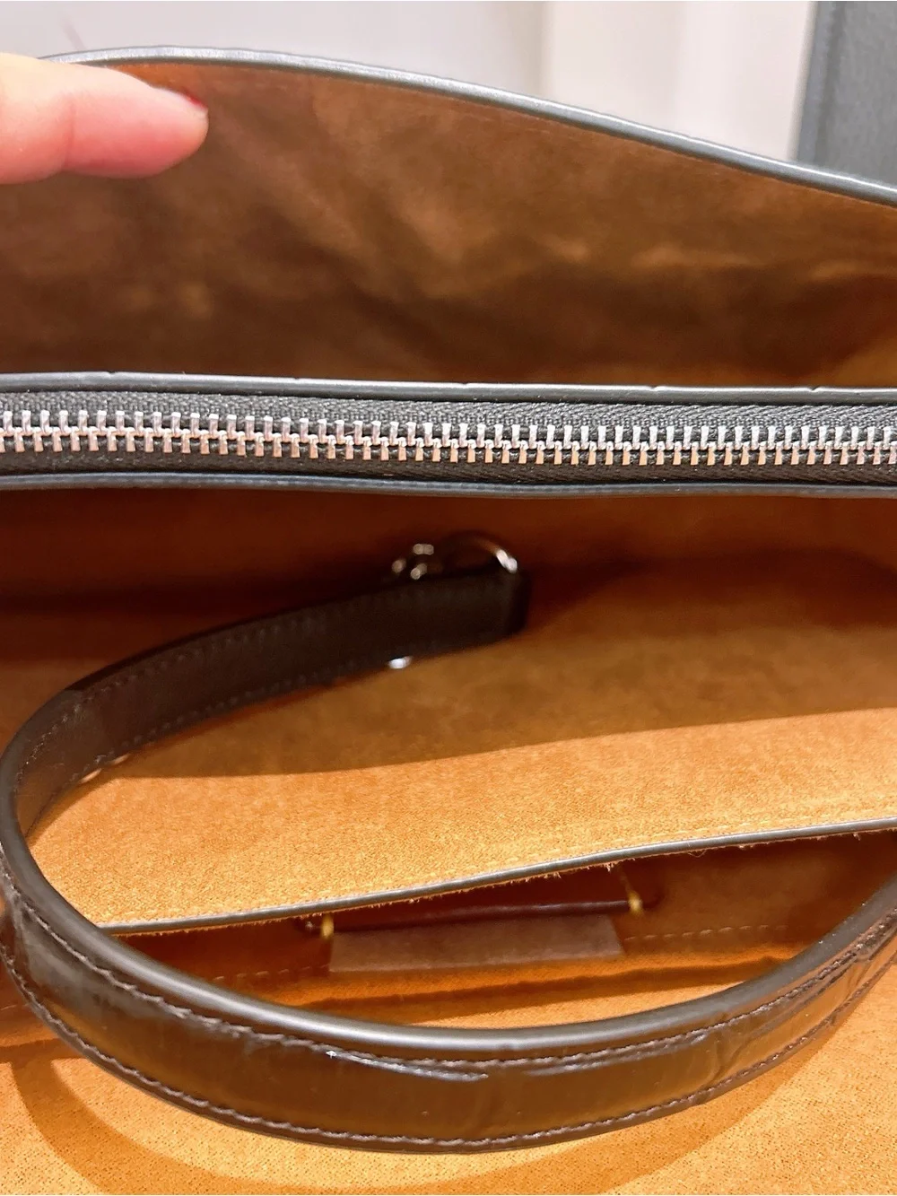 Coach Black Croc-Embossed Klare Crossbody Bag CC840